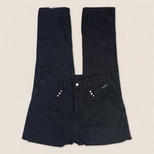 Vintage Western Rockies Rocky Mountain Black Jeans 15/16 - Size 31 x 35‎